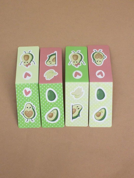 Набор магнитных закладок &quot;Avo love&quot;, 4 шт., 35х70 мм 