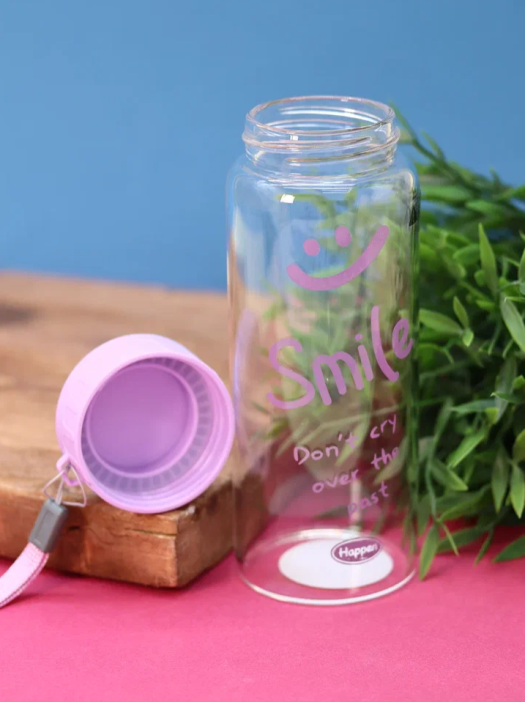 Спортивная бутылка «Smile!», purple (440 мл) 