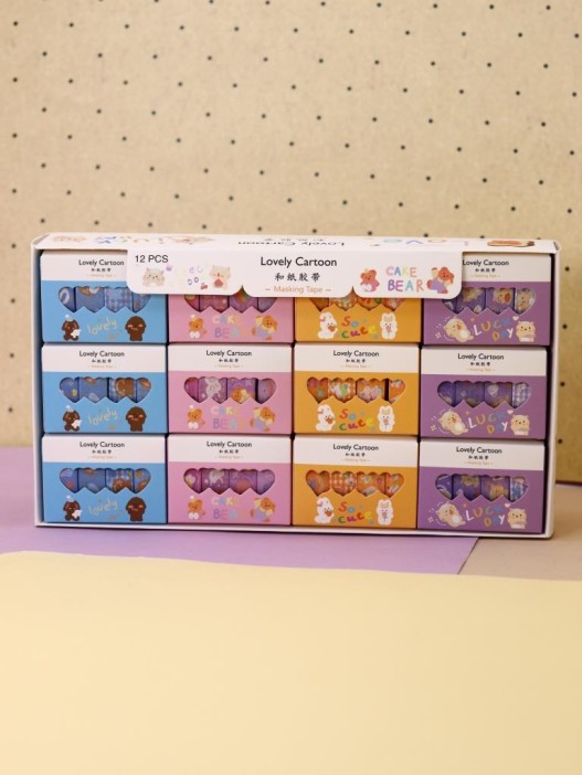 Набор декоративного скотча &quot;Lovely cartoon&quot;, blue 