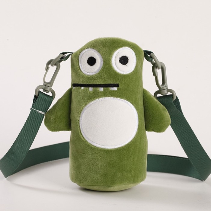 Футляр плюшевый для термоса &quot;Furry buddies&quot;, dino (13*10 см) 