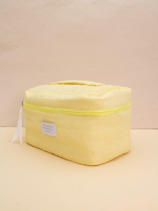 Дорожная косметичка &quot;Beauty studio&quot; yellow, 24*17*16 см 