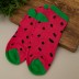 Носки женские "Watermelon Red and White", р.35-40, 2 пары 