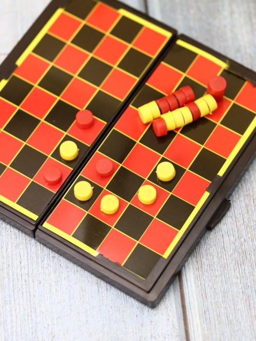 Игра настольная "Шашки", 12*12 см 