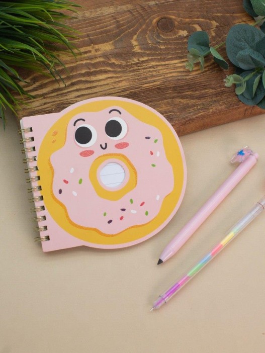 Блокнот на спирали (B6) &quot;Donut&quot;, pink (13*18) 