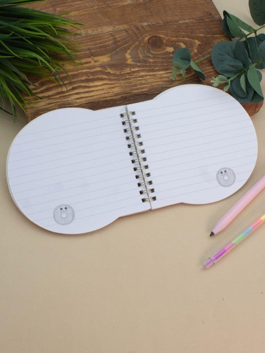 Блокнот на спирали (B6) &quot;Donut&quot;, pink (13*18) 