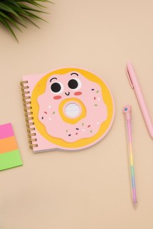 Блокнот на спирали (B6) &quot;Donut&quot;, pink (13*18)