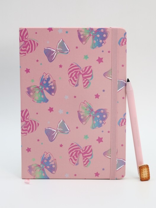 Блокнот (А5) &quot;Many bows&quot;, pink (14.5*21) 