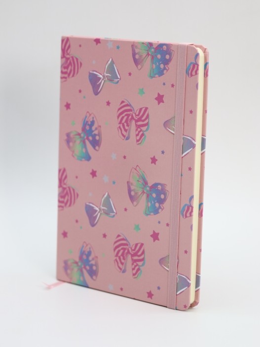 Блокнот (А5) &quot;Many bows&quot;, pink (14.5*21) 