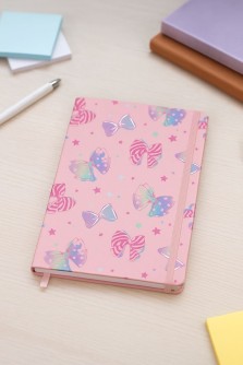 Блокнот (А5) "Many bows", pink (14.5*21)