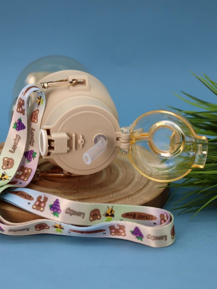 Бутылка "Little bear" коричневая, 600 мл