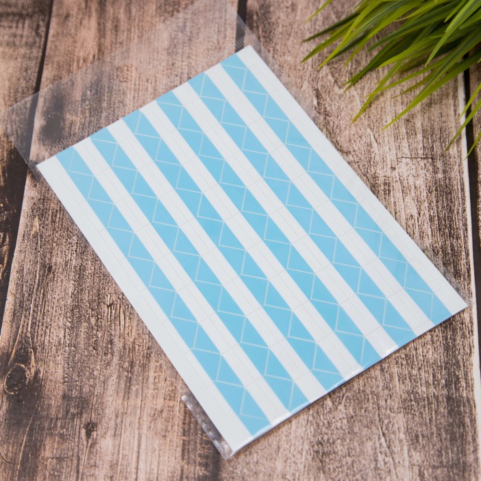 Наклейки-уголки &quot;Classic&quot;, blue-white 