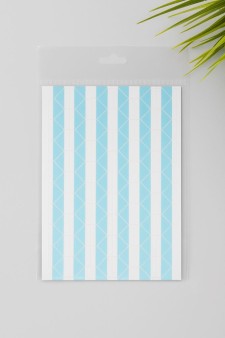 Наклейки-уголки "Classic", blue-white