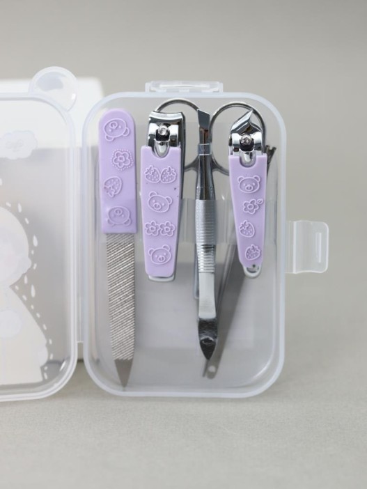 Маникюрный набор &quot;Anime girl duck&quot;, purple 