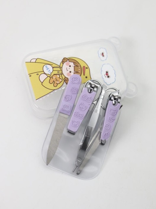 Маникюрный набор &quot;Anime girl duck&quot;, purple 