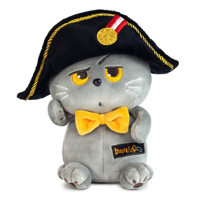 Мягкая игрушка "Кот Басик Наполеон" (16 см) 