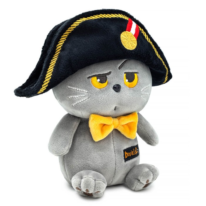 Мягкая игрушка "Кот Басик Наполеон" (16 см) 