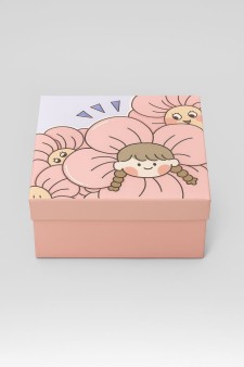 Подарочная коробка «Girl flowers», 15*15*6.5