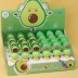 Маркер текстовыделитель "Avocado ball", 3 в 1, mix, шоу-бокс 24 шт.
