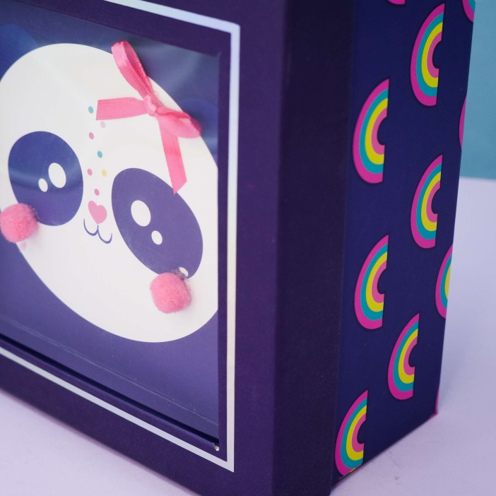 Подарочная коробка «Panda», 17*17*8 