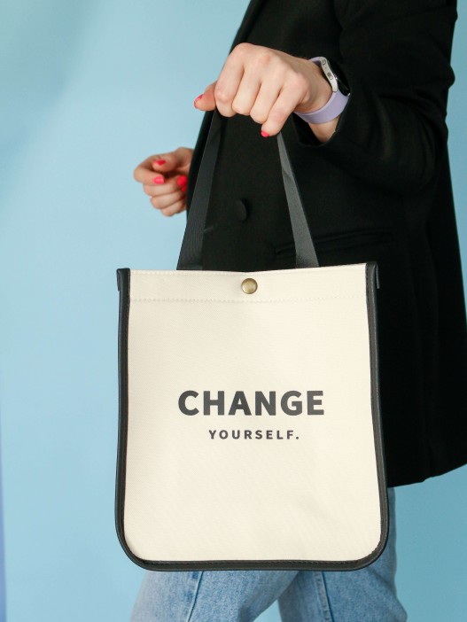 Сумка шоппер &quot;Change&quot;, white 