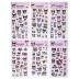 3D наклейки Sanrio "Kuromi" (10*22 см), mix 