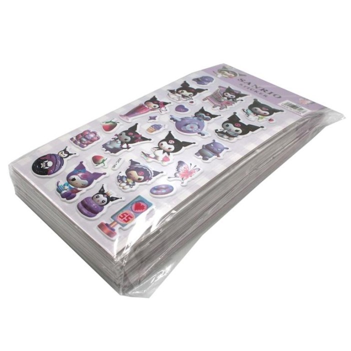 3D наклейки Sanrio "Kuromi" (10*22 см), mix 