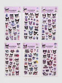 3D наклейки Sanrio "Kuromi" (10*22 см), микс