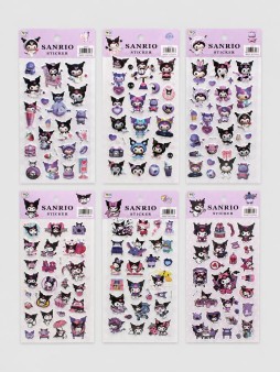 3D наклейки Sanrio "Kuromi" (10*22 см), микс