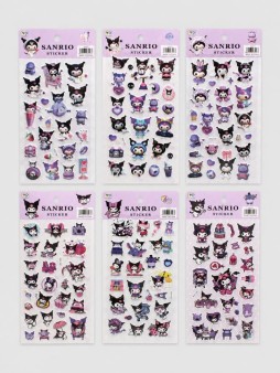 3D наклейки Sanrio "Kuromi" (10*22 см), микс