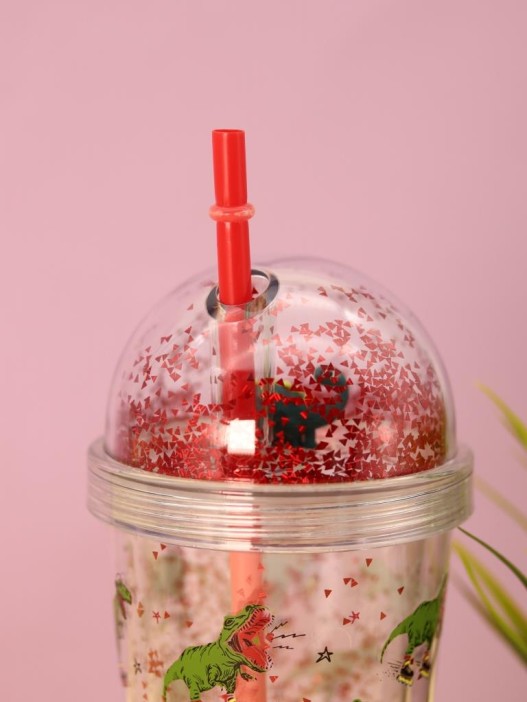 Тамблер iLikeGift &quot;Dinosaurs attack&quot;, green (380 мл) 