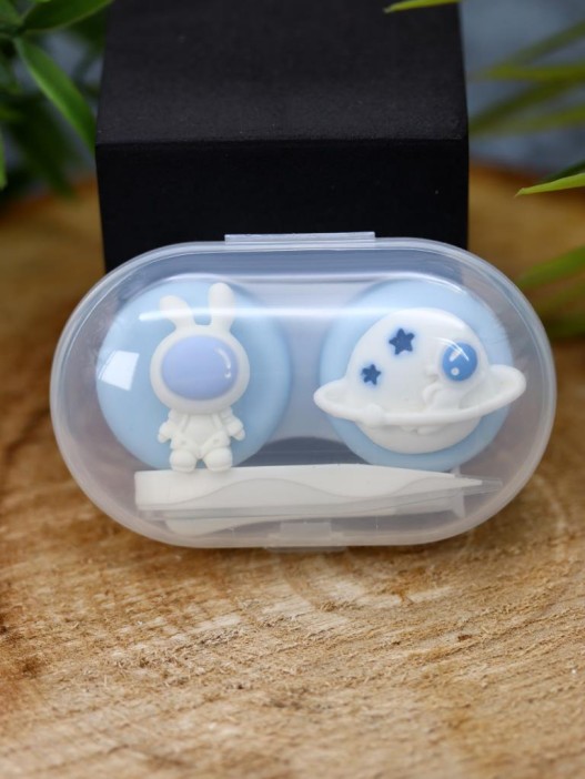 Контейнер для линз «Space hare planet» 