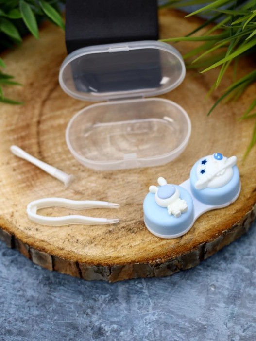 Контейнер для линз «Space hare planet» 