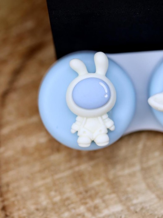 Контейнер для линз «Space hare planet» 