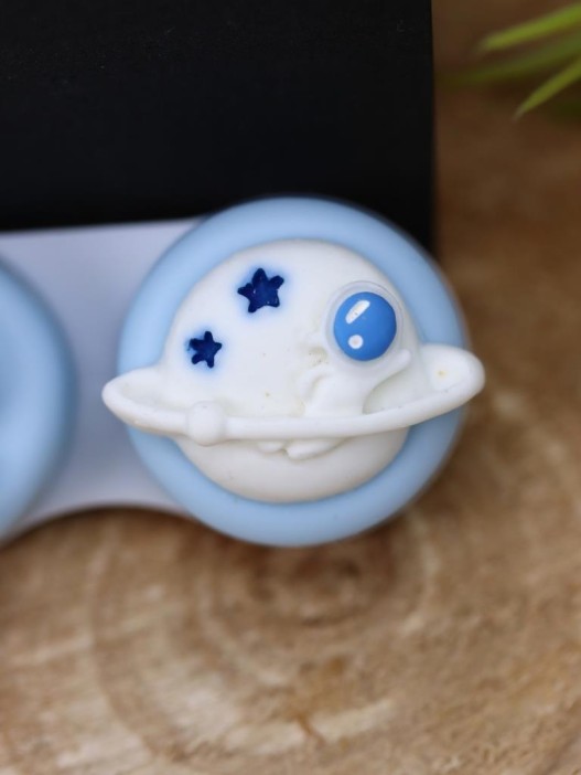 Контейнер для линз «Space hare planet» 