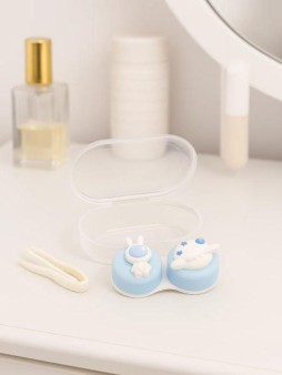 Контейнер для линз «Space hare planet»