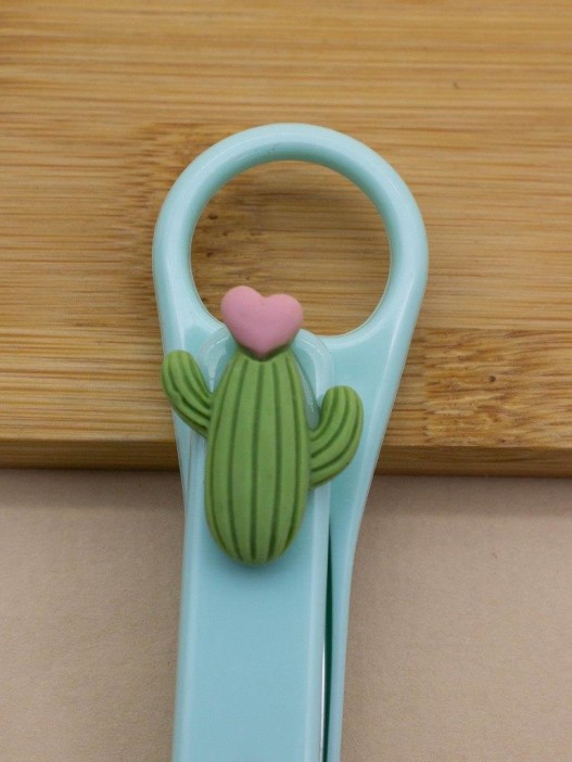 Маникюрный инструмент "Растения, кактус", синий 