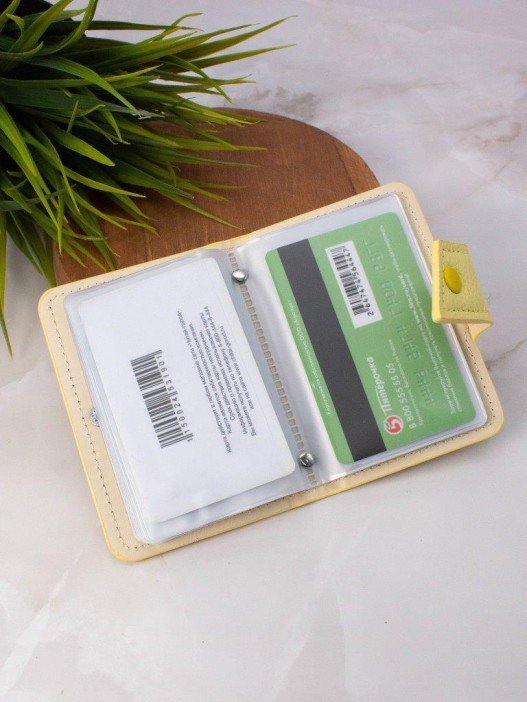 Визитница &quot;Lannishi&quot;, yellow 