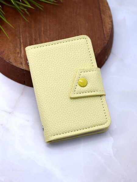 Визитница "Lannishi", yellow 
