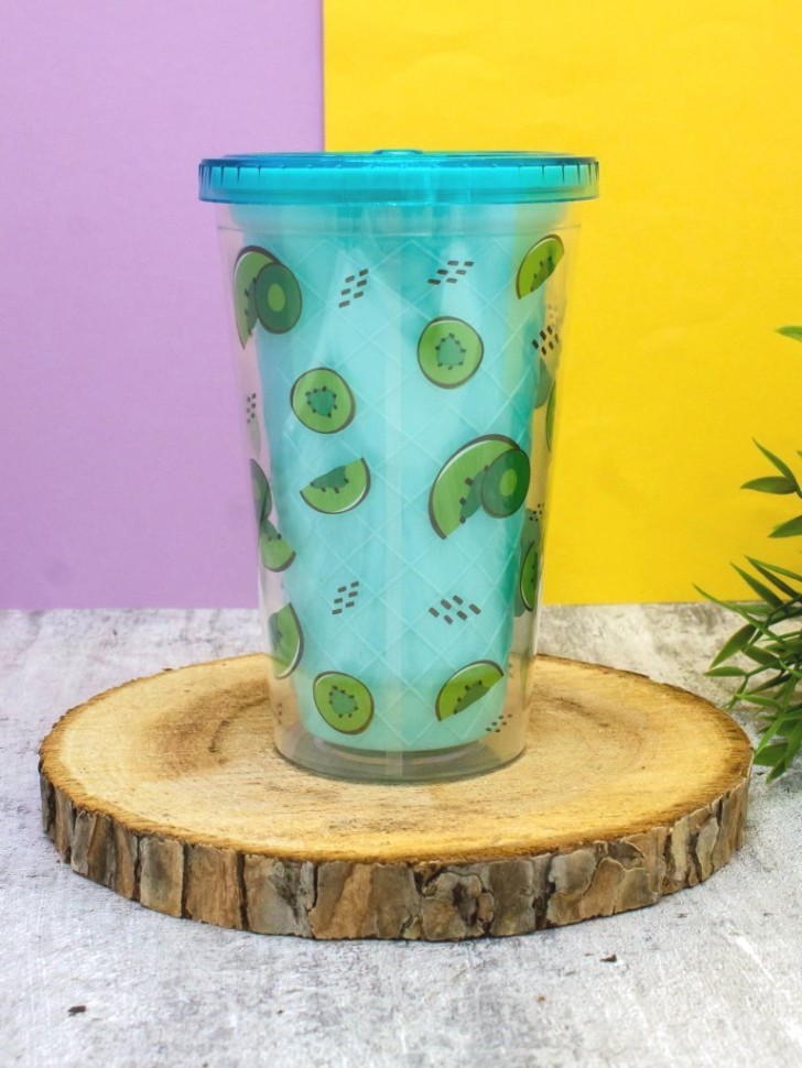 Тамблер "Hello summer", green