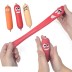 Мялка - антистресс «Funny sausage», red 