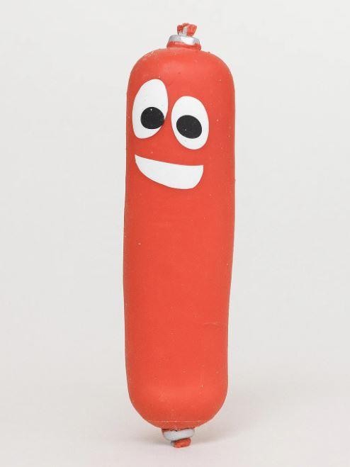 Мялка - антистресс «Funny sausage», red 