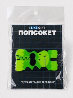 Попсокет-подставка iLikeGift "Лягушка", зелёный, 8,2 см
