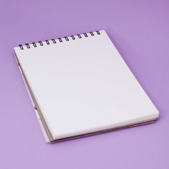 Скетчбук "Avocado in love" 18х25 см, внутренний блок 100гр 