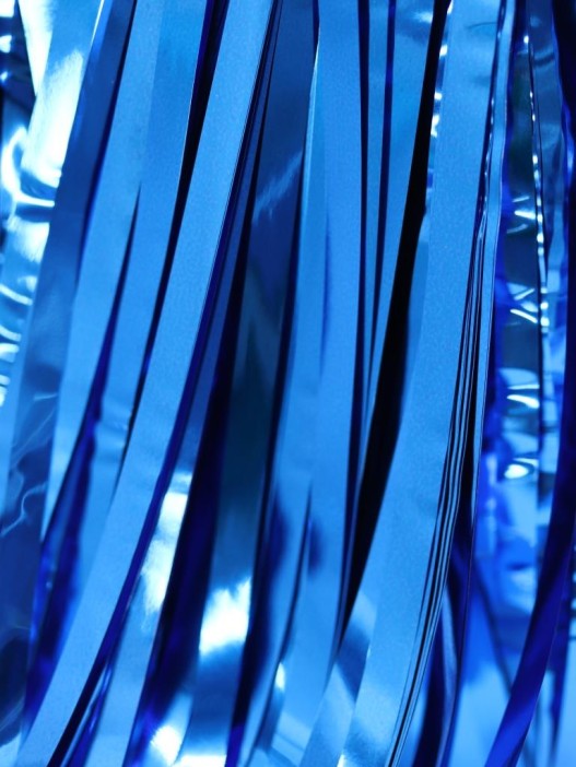 Праздничный занавес, дождик для фотозоны &quot;Gleaming rain&quot;, dark blue (100*200 см) 