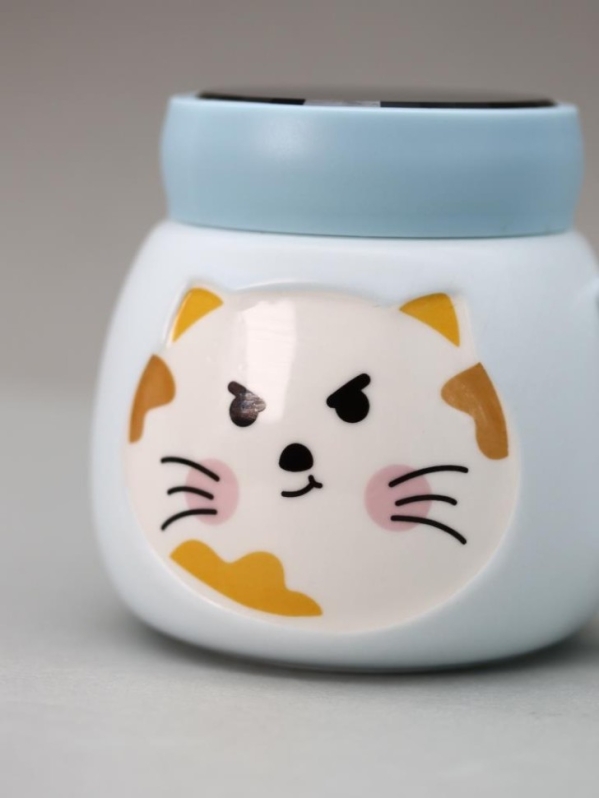 Кружка «Emotions of a cat», light blue (420 ml)