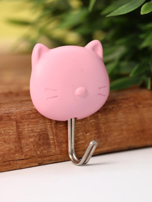 Крючок на липучке «Kitty», pink 