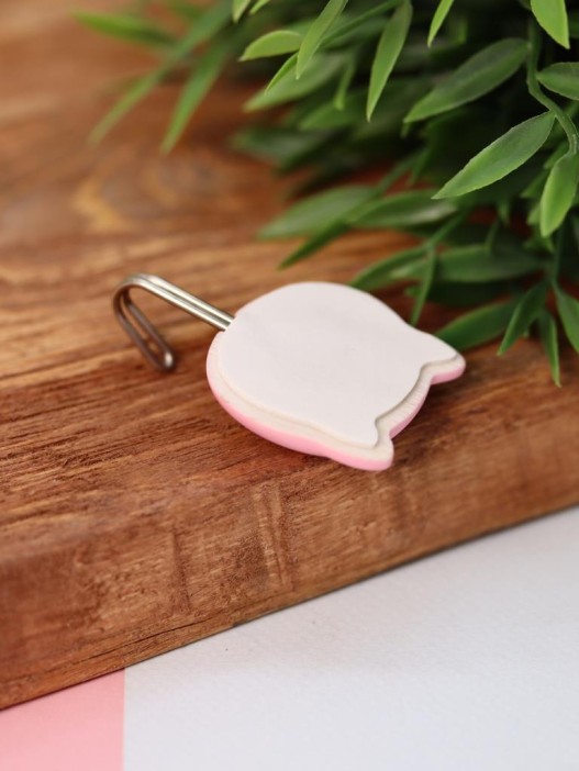 Крючок на липучке «Kitty», pink 