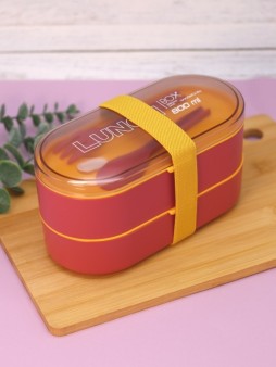 Ланчбокс "Матовый", красный