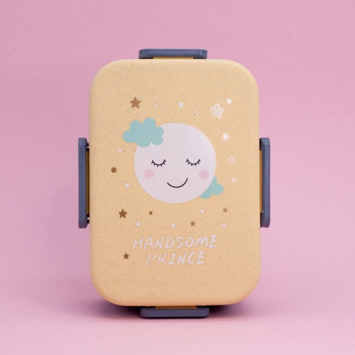 Ланчбокс "Handsome prince", square blue 