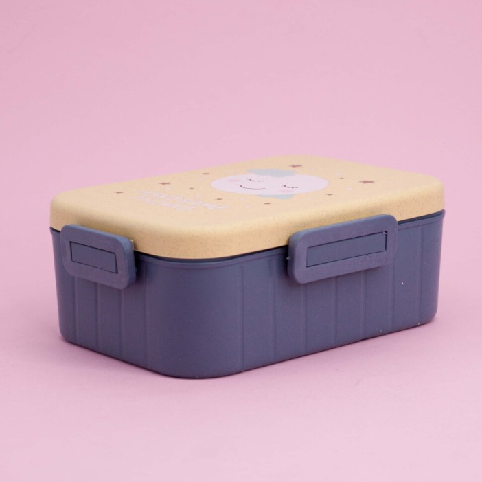 Ланчбокс "Handsome prince", square blue 